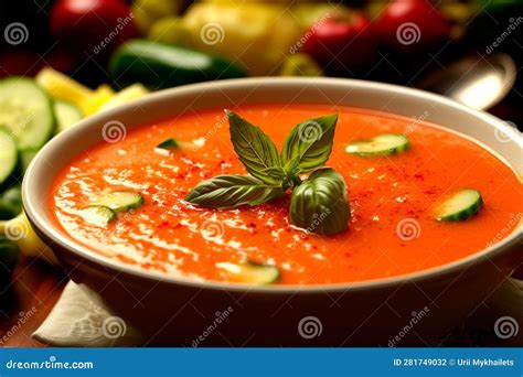  Gazpacho Andaluz:  A Refreshingly Chilled Symphony of Garden-Fresh Vegetables and Aromatic Spices?