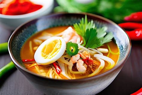  Laksa Johor: A Symphony of Spicy Coconut Broth and Tangy Noodles that Dances on Your Tongue!